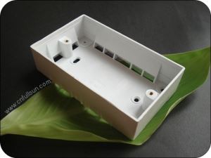 Arwyneb Llyfn Blwch Trydanol PVC BS4662